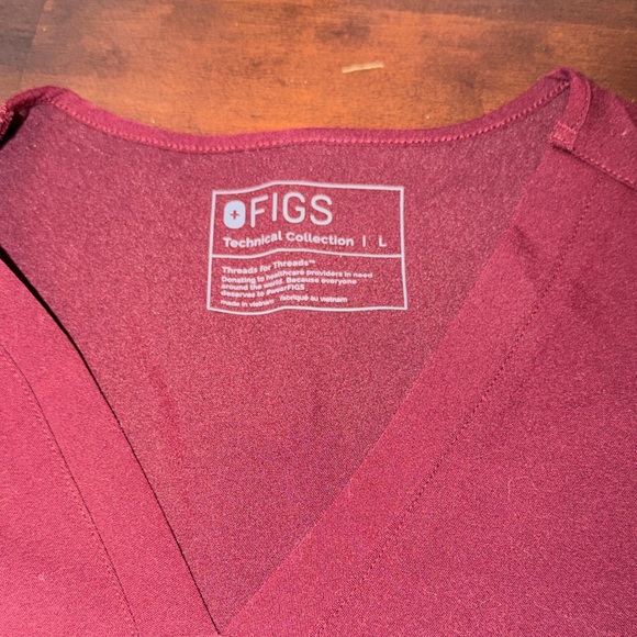 Figs Maroon Medical Scrub Pants - Picture 11 of 11